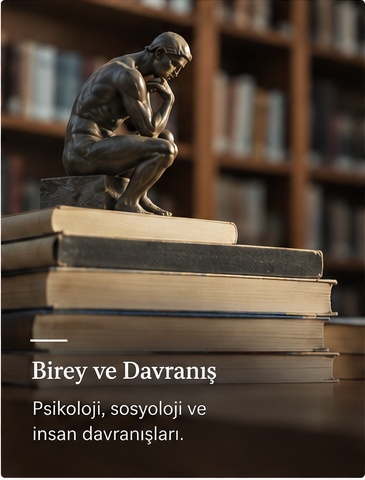 Birey ve davranış araştırmalarını temsil eden görsel