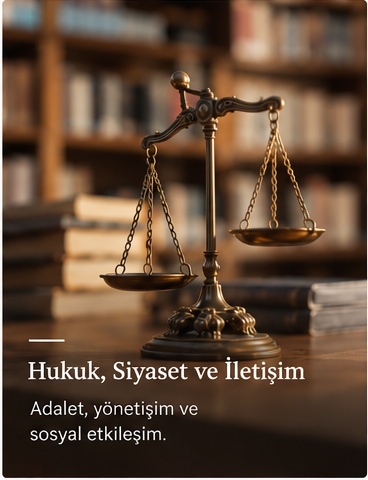 Hukuk, siyaset ve iletişim araştırmalarını temsil eden görsel