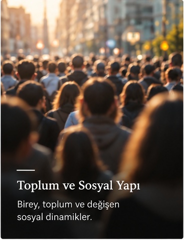 Toplum ve sosyal yapı araştırmalarını temsil eden görsel